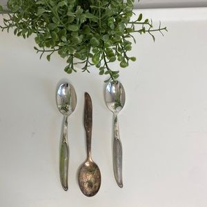 Vintage Small Silver Spoons